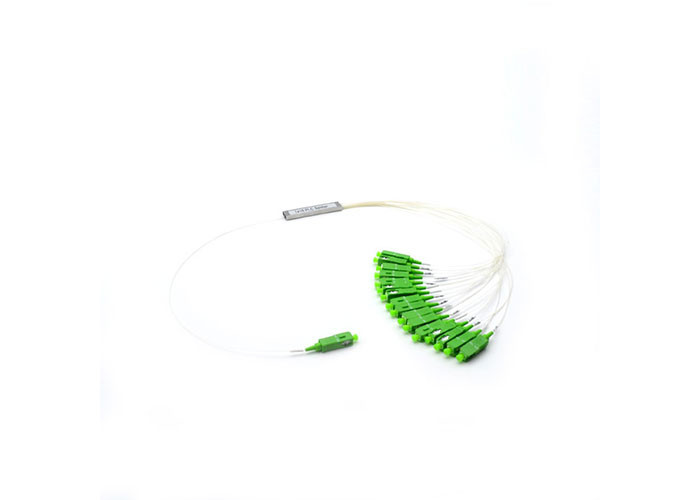 Steel Tube Planar Lightwave Circuit Splitter SCUPC 1x16 PLC Splitter For FTTC