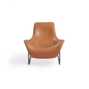 Quality Ergonomic Design Leisure Armchair OEM Leather Lounge Armchair wholesale