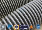 PVC Coated Fiberglass Fabric 150MM HVAC Flexible Air Ducts 10M Grey 260℃