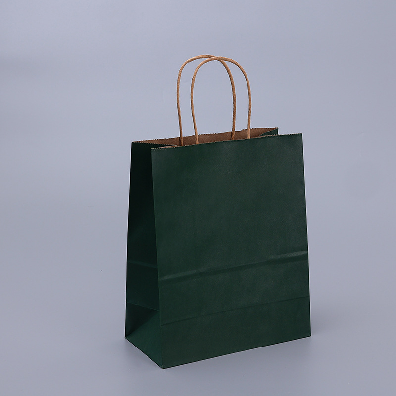 Paper Type Kraft Paper Custom Color Accepted Shopping Carrier Tote Bag at Affordable