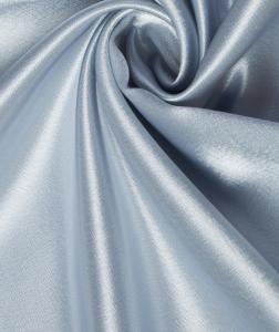 Quality Textured Satin Linen Fabric Dresses Linings Custom Colored 150CM Silver Satin Fabric wholesale