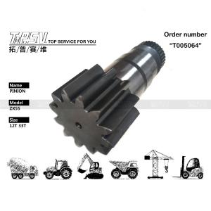 Quality High Precision Other ZX55 Excavator Swing Pinion Reducer Parts with Heat Treatment and Steel Material wholesale