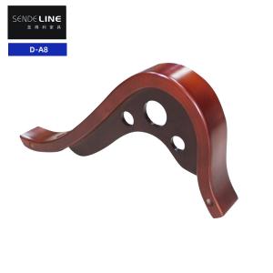 Quality Reddish Brown Wooden Chair Armrests Easy Installation Removal For Home / Office wholesale