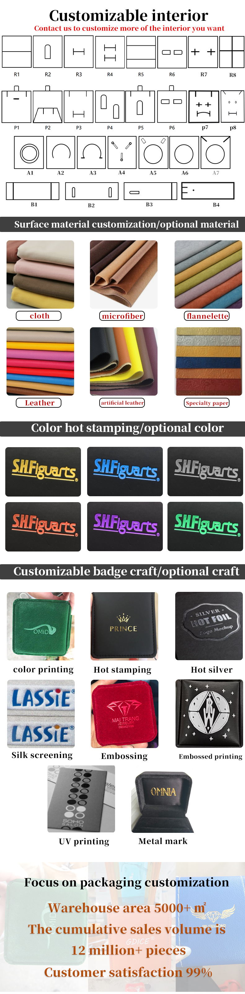 Wholesale Manufacturing Luxury velvet Jewellery Box Personalized Custom logo Dark green Necklace Bracelet Earrings Ring Packaging Velvet Jewelry Box