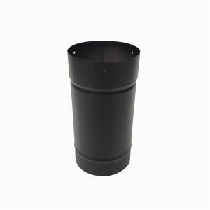 Quality Single Wall Black Straight Insert 300mm Stove Chimney Pipe wholesale