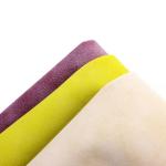Environmentally friendly brushed bottom fine grain sheep PU Leather Shoe Upper