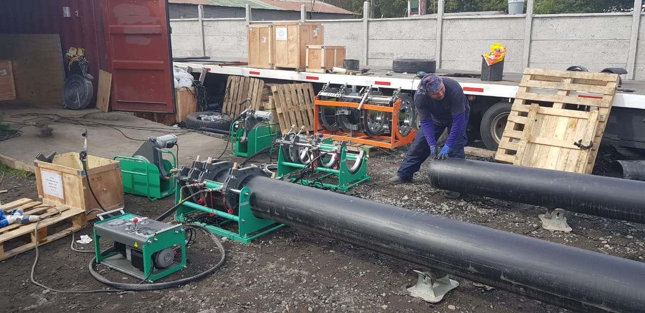Four Rings Manual Pe Pipe 50mm Fusion Welding Machine