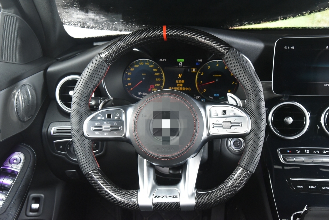 Custom Carbon Fiber Steering Wheel For Mercedes Benz S Class W222 S500 Model Fitment