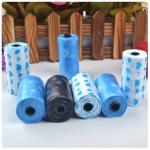100% Biodegradable Poop Bags , Custom PLA Compostable Pet Waste Bags