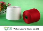 Raw White Polyester Yarn Dyeing, Sewing Polyester Thread Weaving Yarn Eco
