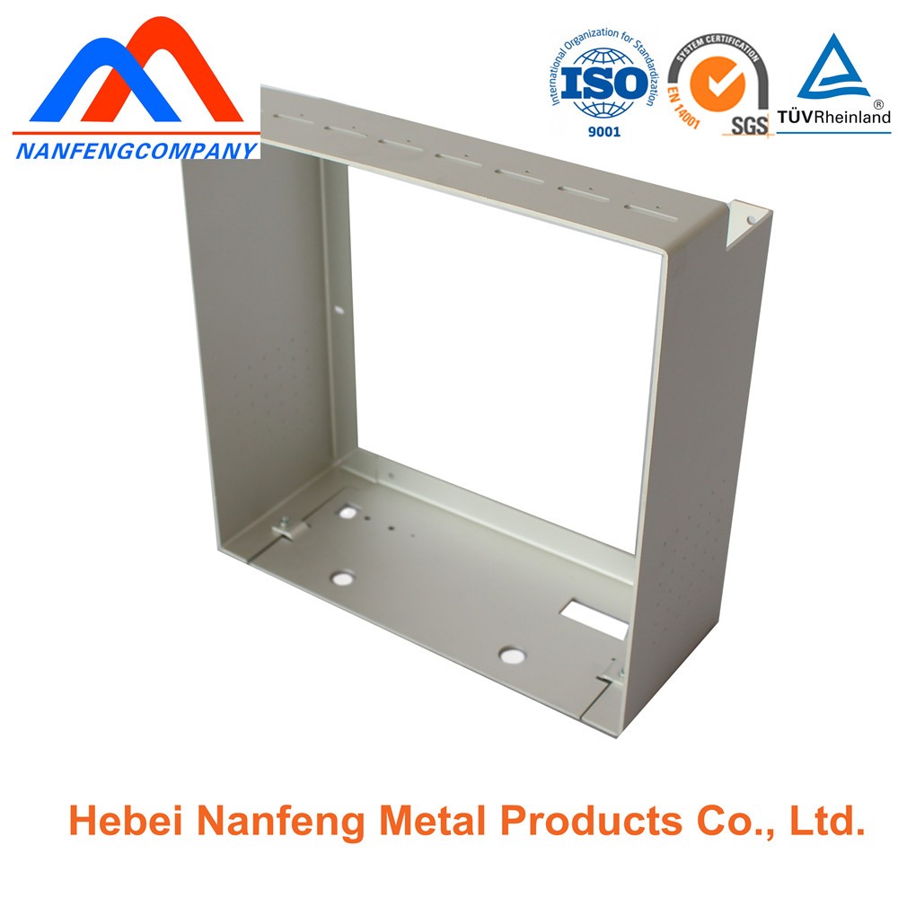 Custom Aluminum Extrusion Box with Powder Coating Surface Finish and Bending Process
