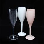 Unbreakable Contemporary Plastic Champagne Flutes 130ml 4oz