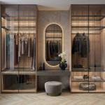 2024 Contemporary Aluminium Wooden Bedroom Furniture Set for Custom Armoire