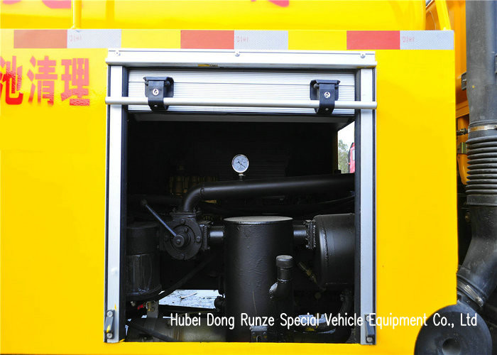 DFAC 3500L-5000L Fecal Sewage Suction Tanker Truck With Hydro Jet Plumbing