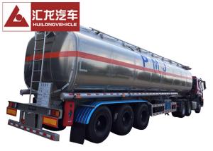 Quality 50000 L 5 Compartments Aluminum Fuel Tank Trailer Large Carrying Capacity wholesale