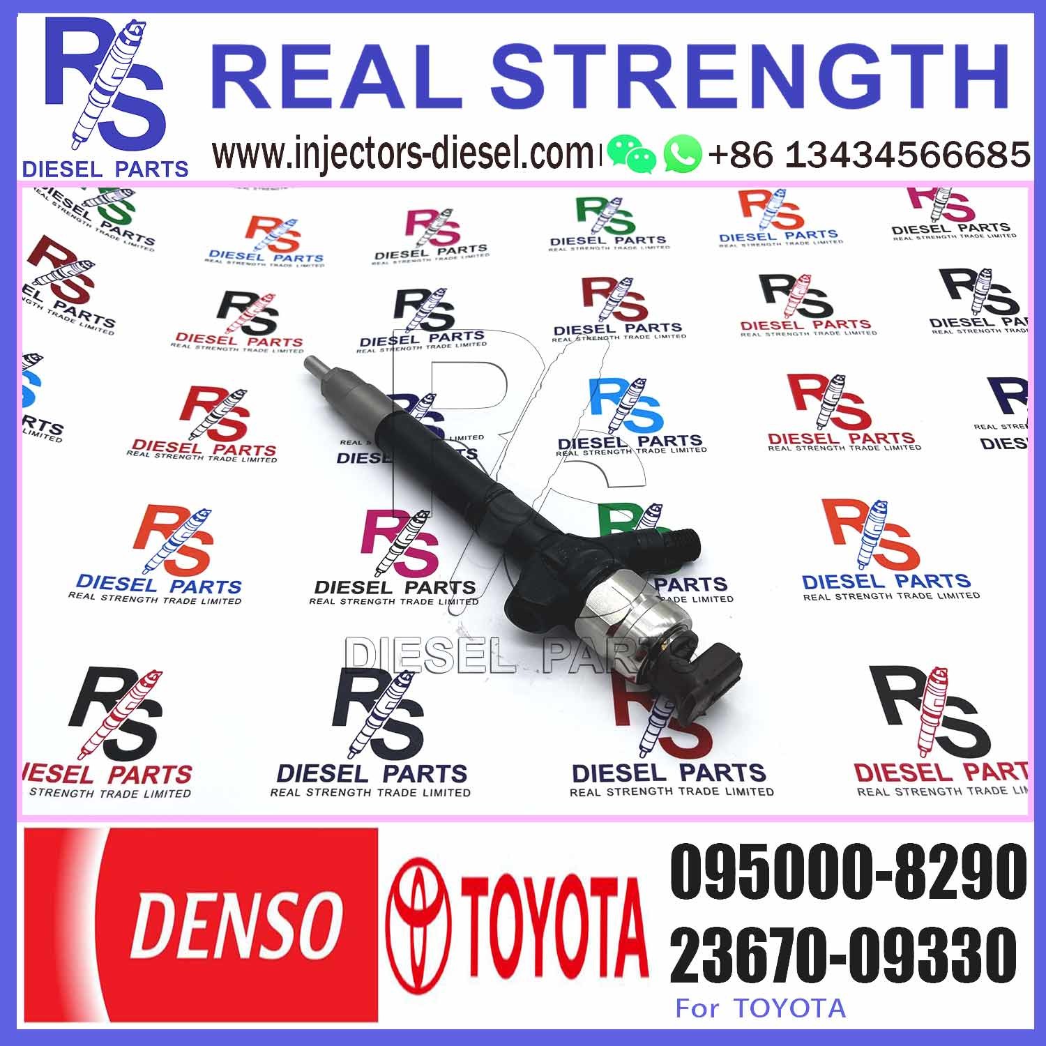 1KD Fuel Injector 23670 -0L050 23670- 0L050 236700L050 095000-8290 23670-0L050 for 1KD-FTV 3.0L