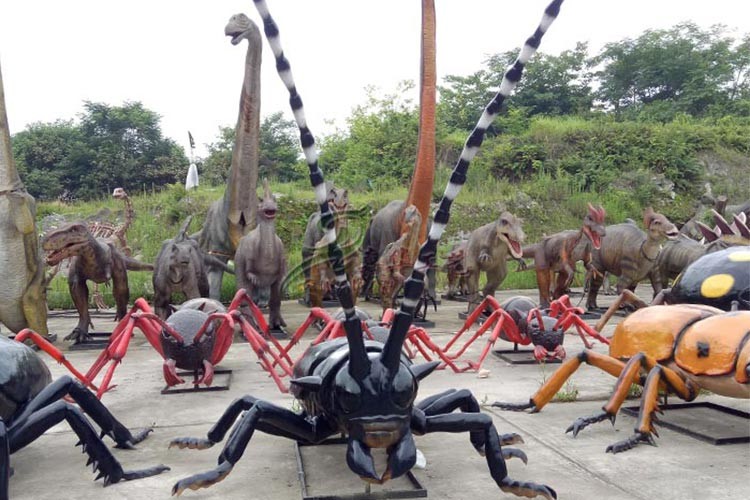 Life Size Animatronic Insects Snow Proof For Indoor / Outdoor Exhibition