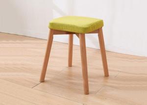 Quality Beech Wood Makeup Vanity Stool wholesale
