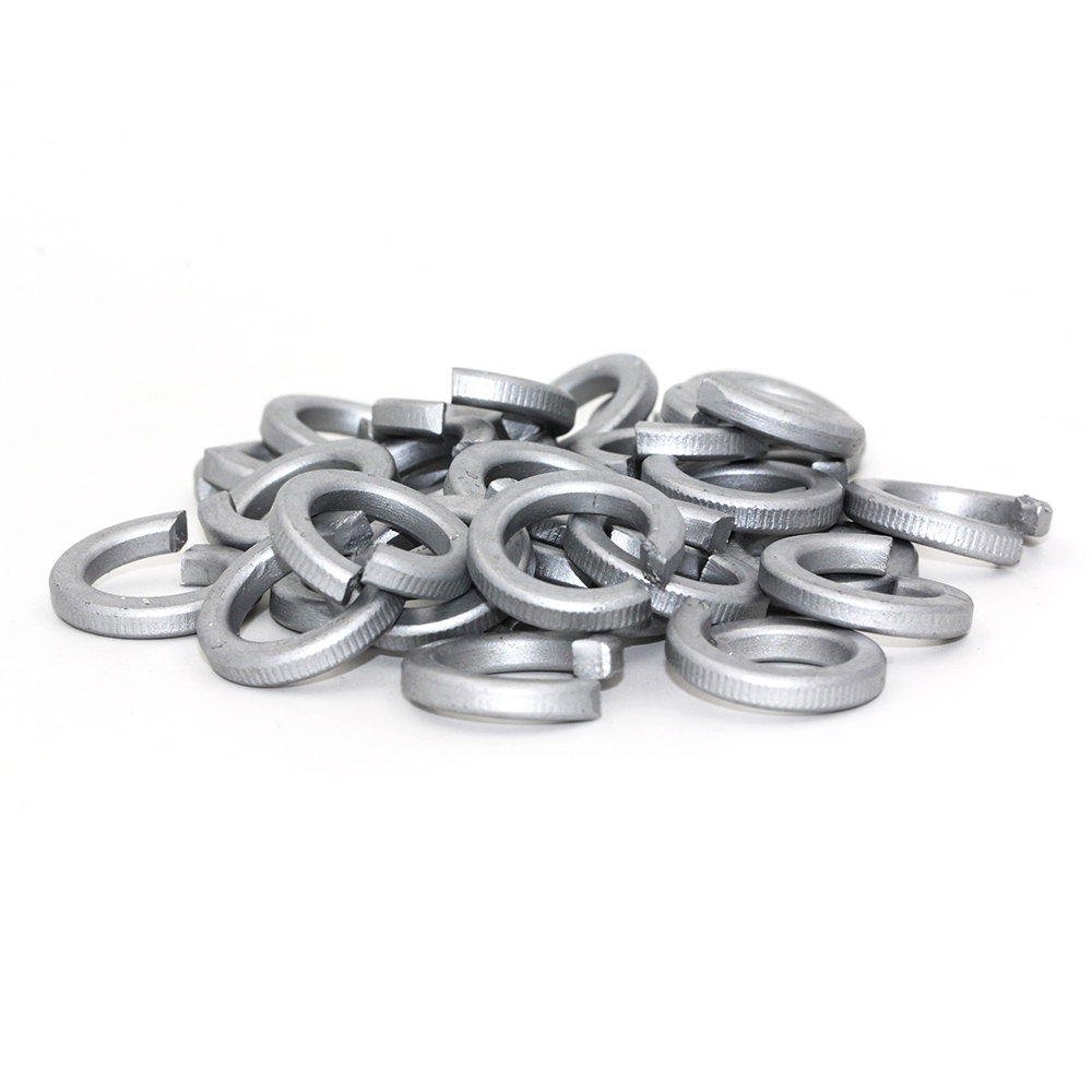 Black Finish Split Style Stainless Steel Dacromet Spring Washers with Split Design