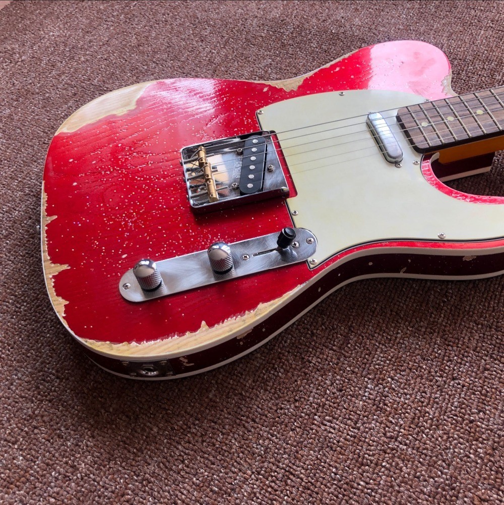 Classical TELE 6 Strings rosewood fingerboard Electric Guitar,telecaster gitaar relics