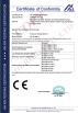 OURUIDA CO.,LTD Certifications