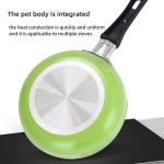 Amazon TOP Seller Flat Bottom Cooking Pans Fry Pans Nonstick Stainless Steel