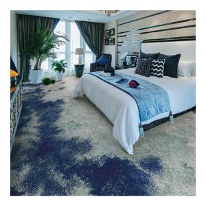 Quality Sea Design 100% Polymide Printed Carpet Luxury Hospitality Carpet 4mx25m wholesale