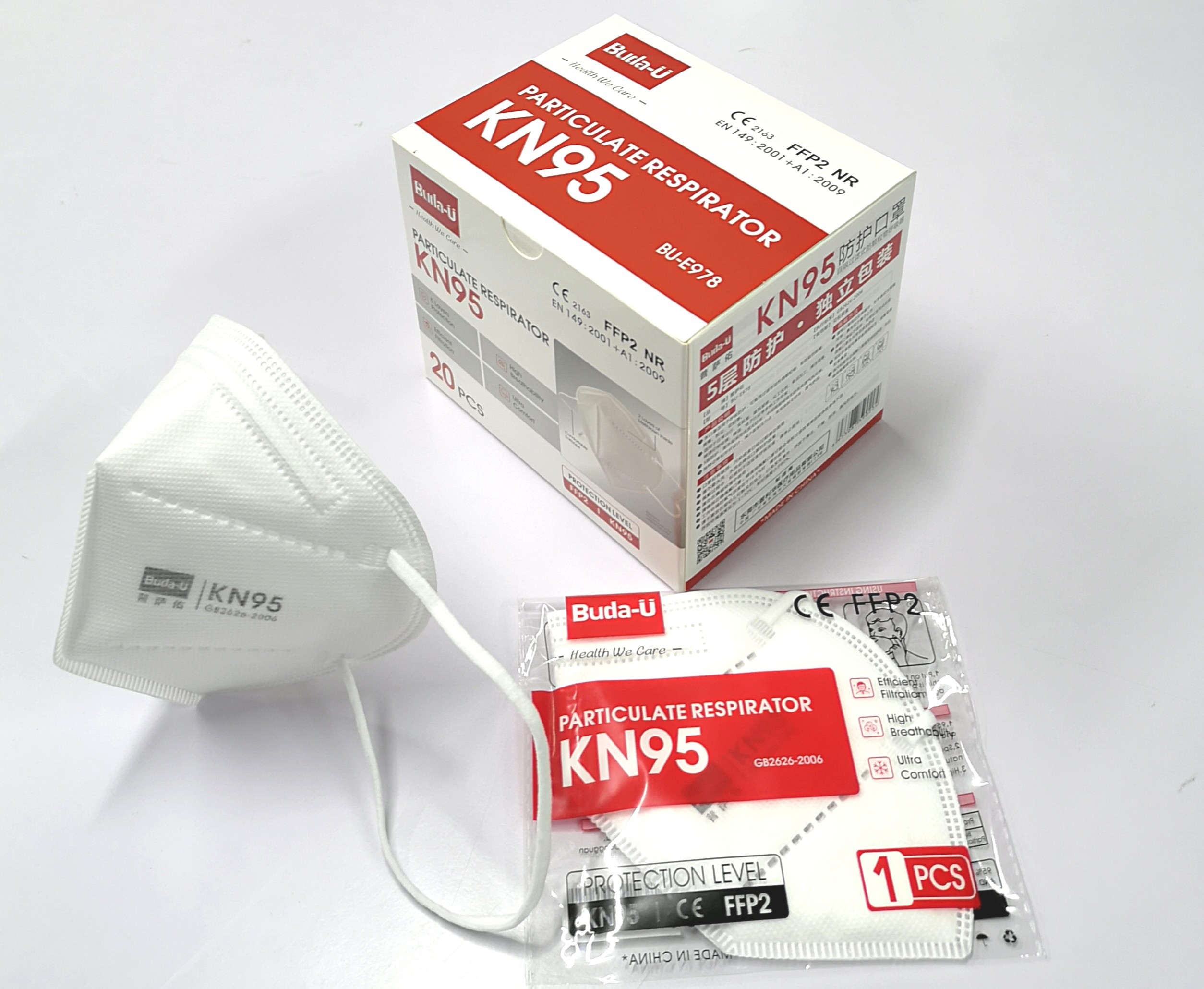 Individual Package KN95 Protection Mask Comfortable And Breathable KN95 Particulate Respirator