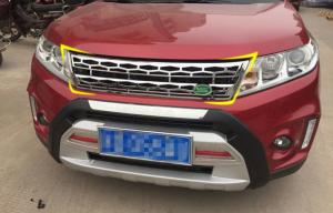 Quality SUZUKI VITARA 2015 Auto Spare Parts Front Chrome Car Grilles Silver / Black wholesale