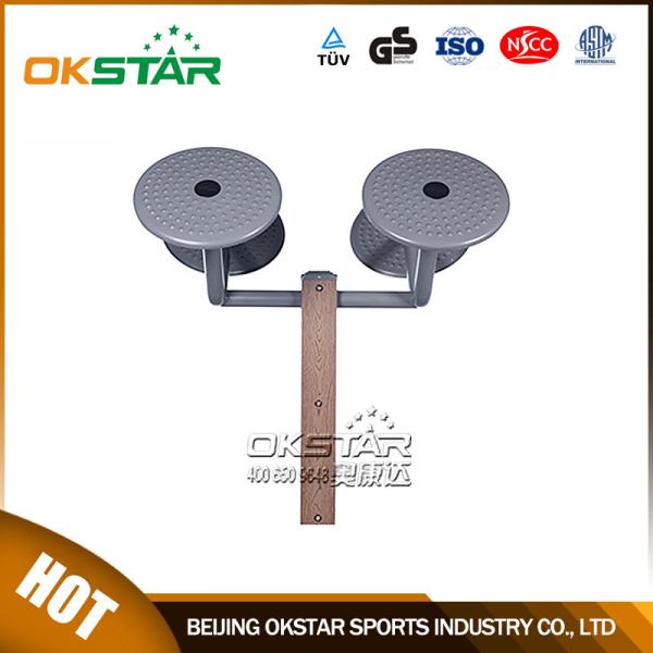 outdoor gym equipment Park Wood outdoor Exercise Equipment Taichi Wheel For Arm