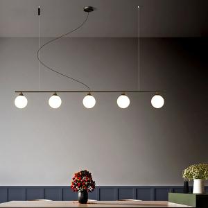 Quality LED black pendant light Vintage glass ball lamp Horizontal Type Pendant Lamp(WH-MI-282) wholesale