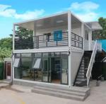 Steel Door Detachable Modular Multistory Prefab House Containers Homes Buildings