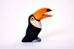 Crack Resistant Handmade Wooden Animals Wood Bird Figurine Art Statue
