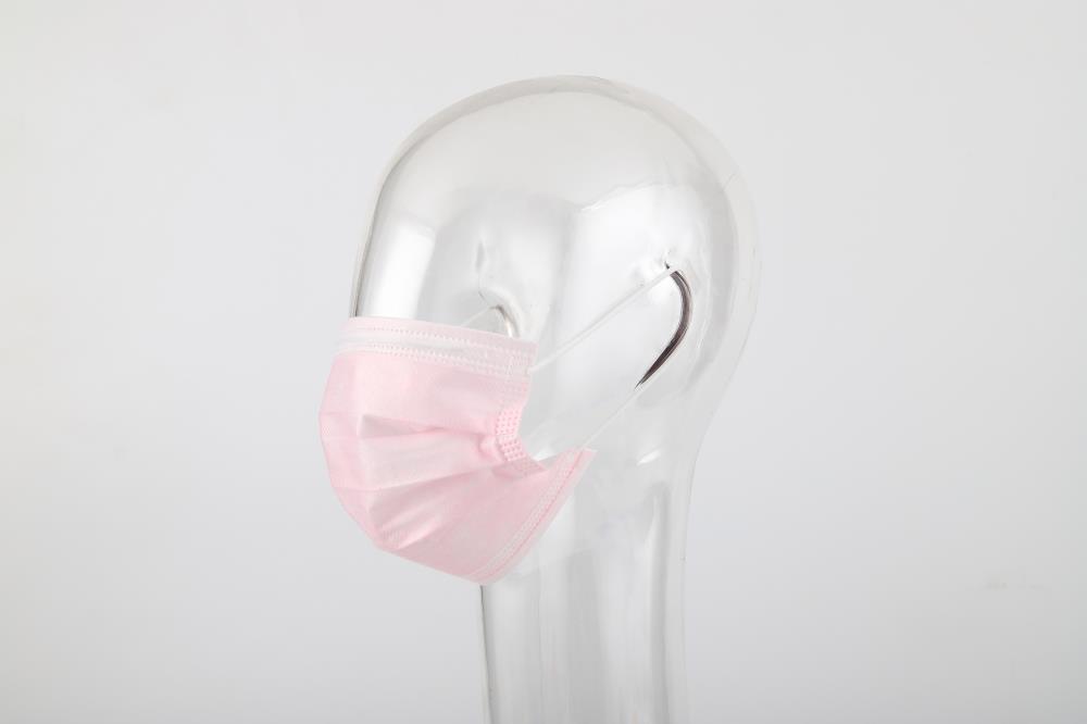 S&J Oem pink class ii nurse medical face mask disposable surgical face mask 3 ply medical