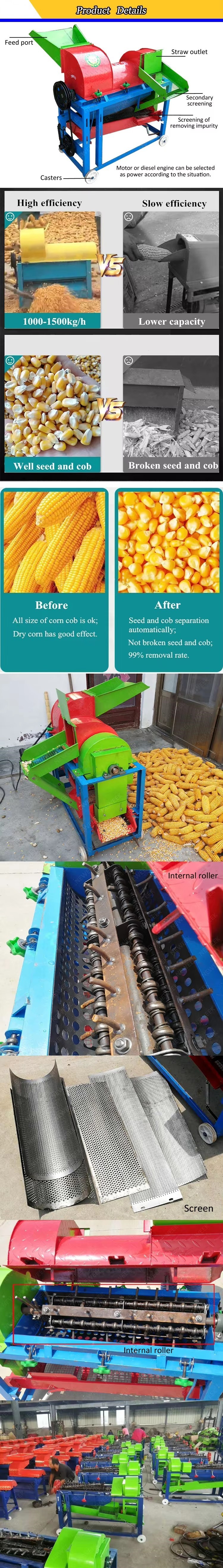 Multifunctional Corn Thresher Wheat Portable Small Soybean Threshing Machine Wheat Thresher