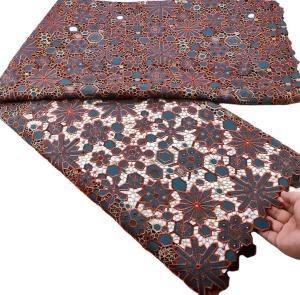 Quality Milan fashion comfortable guipure lace wedding african lace fabric soft water soluble lace women dress embroidery fabric wholesale