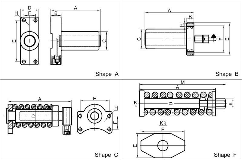 PC200-5/PC200-7 HRC53-57 50mn Excavator Spring Seat Pressure Plate Yoke Excavator For Undercarriage Spare Parts