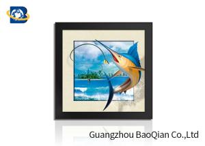 Quality Creative Wall Hanging Decor Lenticular 3D / 5D Photos Skeleton / Eagle Animal Image wholesale