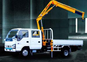Quality XCMG Durable Arm Move Fast Articulated Boom Crane , 3.2 Ton Truck With Crane wholesale