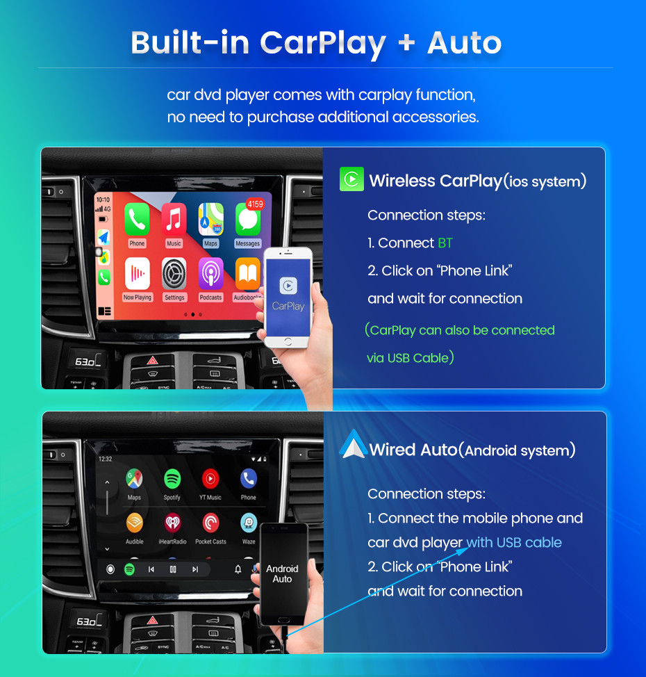 2010-2017 2019 porsche cayenne android auto 2020 PCM 3.1 4.0 Car Dvd Player