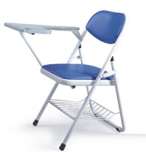 Quality foldable training chair with basket and tablet wholesale