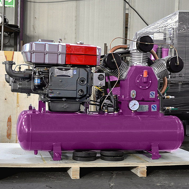Belt Driven Air Compressor Reciprocating Air Compressor Machine Piston Air Compressor
