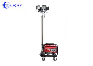 Quality Small Trailer Telescopic Mast Pole , Electric Telescoping Antenna Mast Mount Lamps wholesale