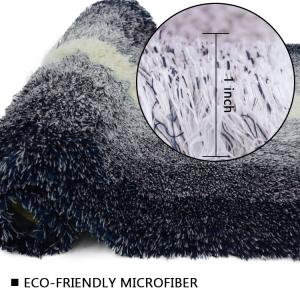 Quality Cutable Shaggy Style Contour Bath Rug Bathroom Floor Mats wholesale