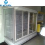 Glass Door Multideck Display Fridge Customized Dimensions 220v/380v Voltage