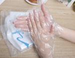 Transparent Disposable Polyethylene Disposable Gloves / Disposable Food Contact