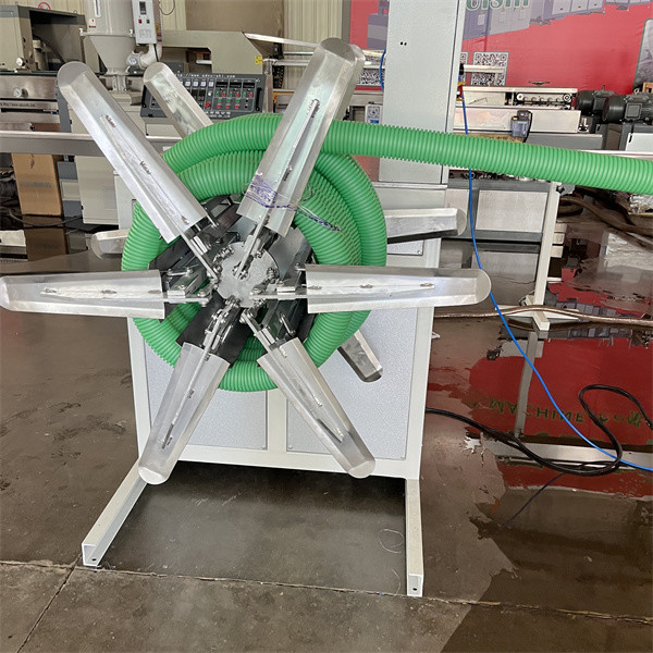 HDPE PP Double Wall Corrugated Pipe Extruder Machine High Speed