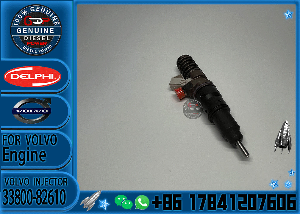 Diesel injection system parts diesel fuel injector33800-82610 BEBJ1FO70010 33800-82600 23771400 Diesel Injector for volvo
