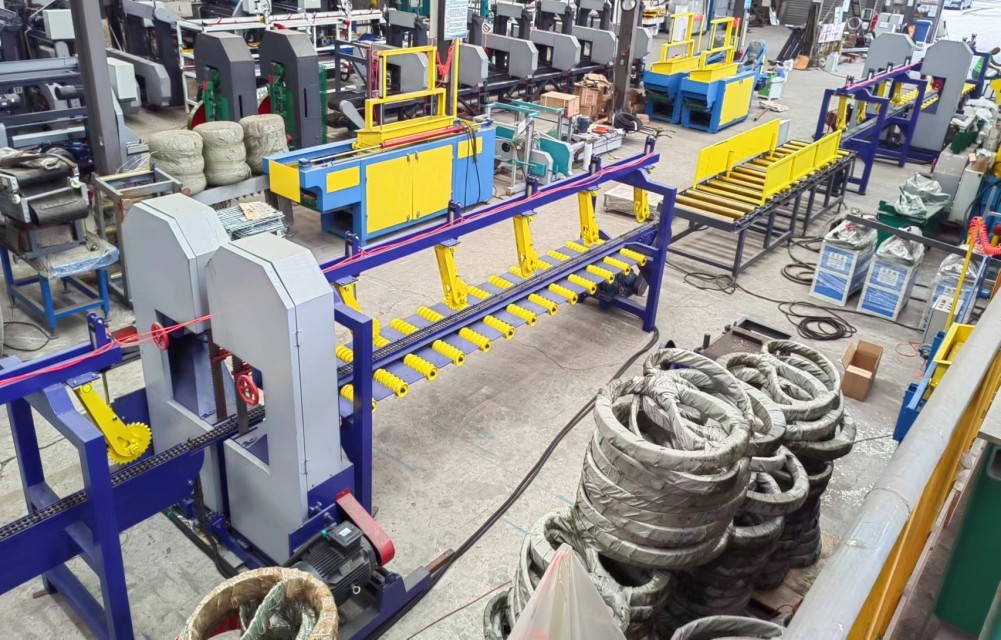 Twin Vertical Band Saw Log Edges Cutting Sawmill,Multisaw Edge Cutting Saw
