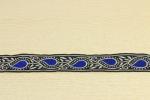 Black Woven Twill Tape 35mm Width Nonelastic Jacquard Knitting